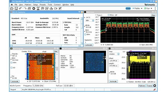 SignalVu-PC for RF, IQ and Pulse Analysis