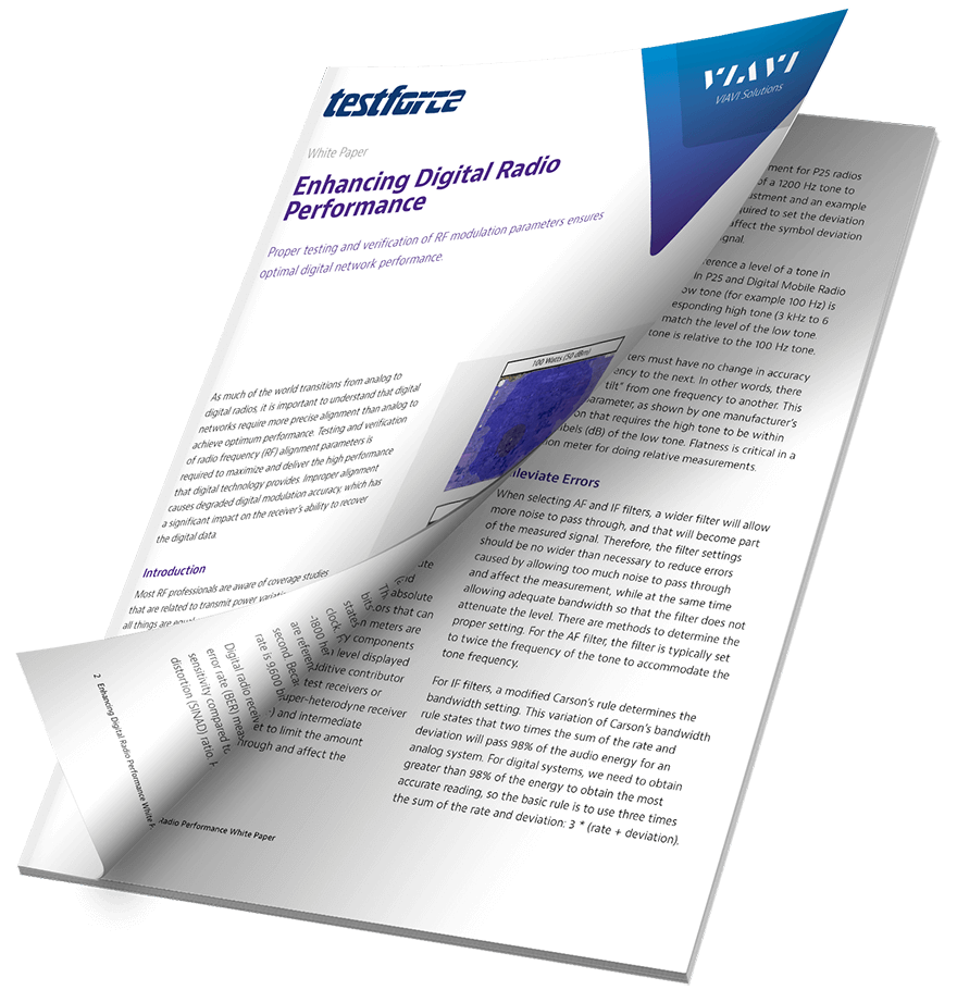 Viavi Optimize Your Digital RF Communication System