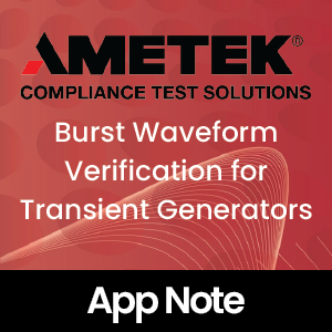 Burst Waveform Verification for Transient Generators